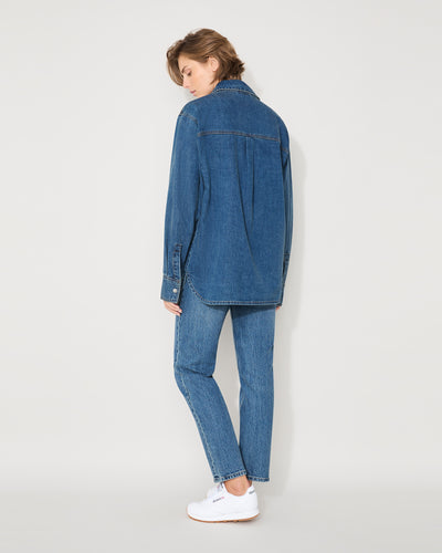 Essential Denim Shirt - Faded Indigo