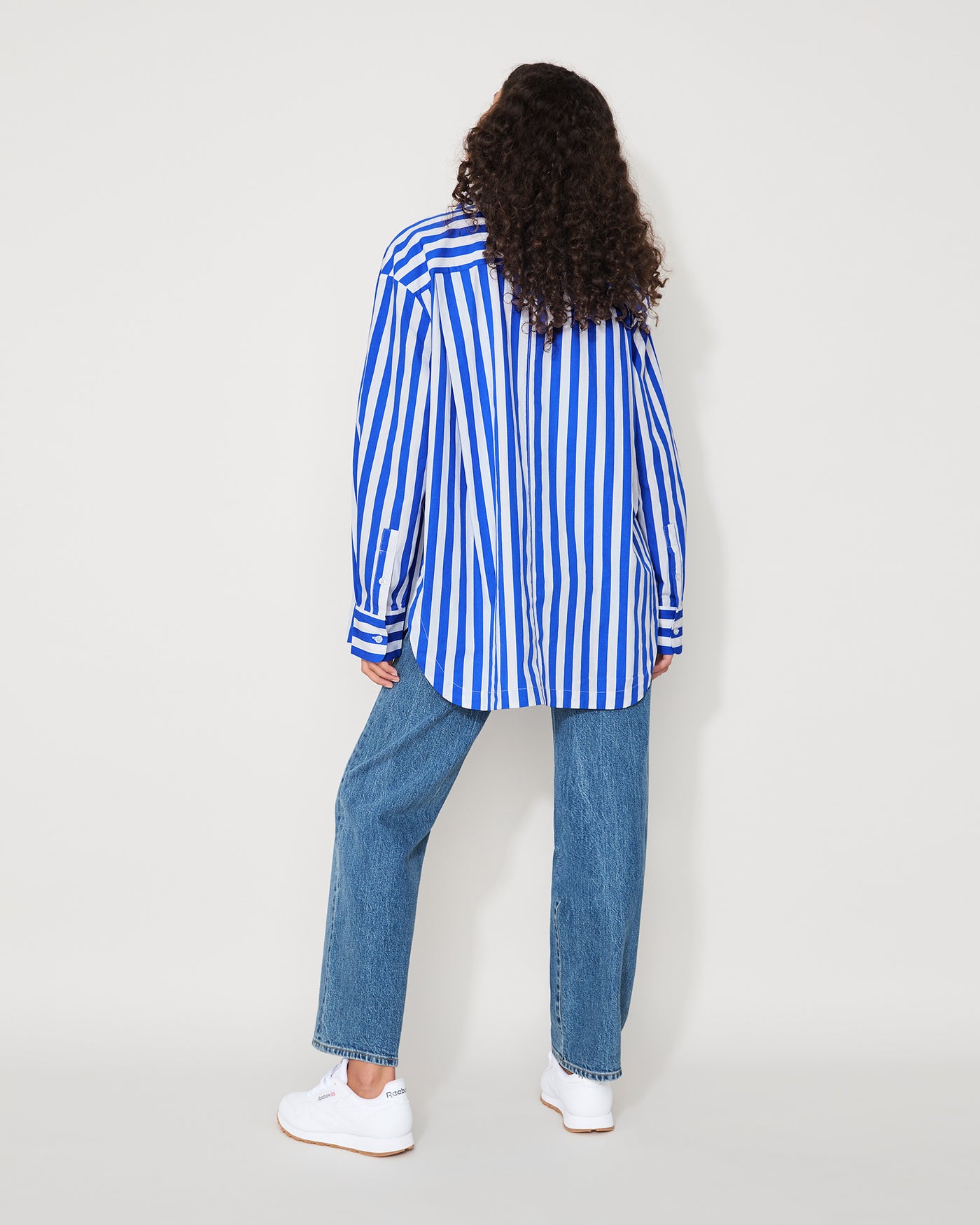 Everyday Shirt - Cobalt Stripe