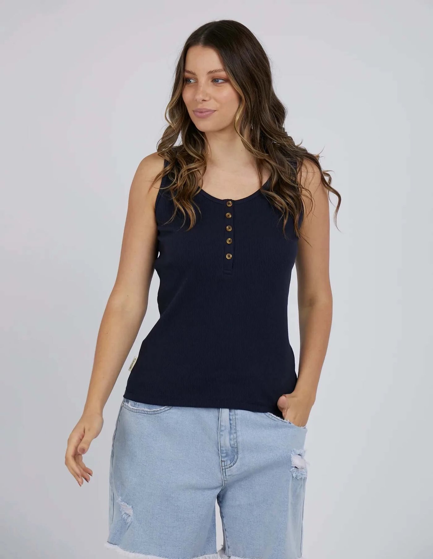 Leia Tank - Navy
