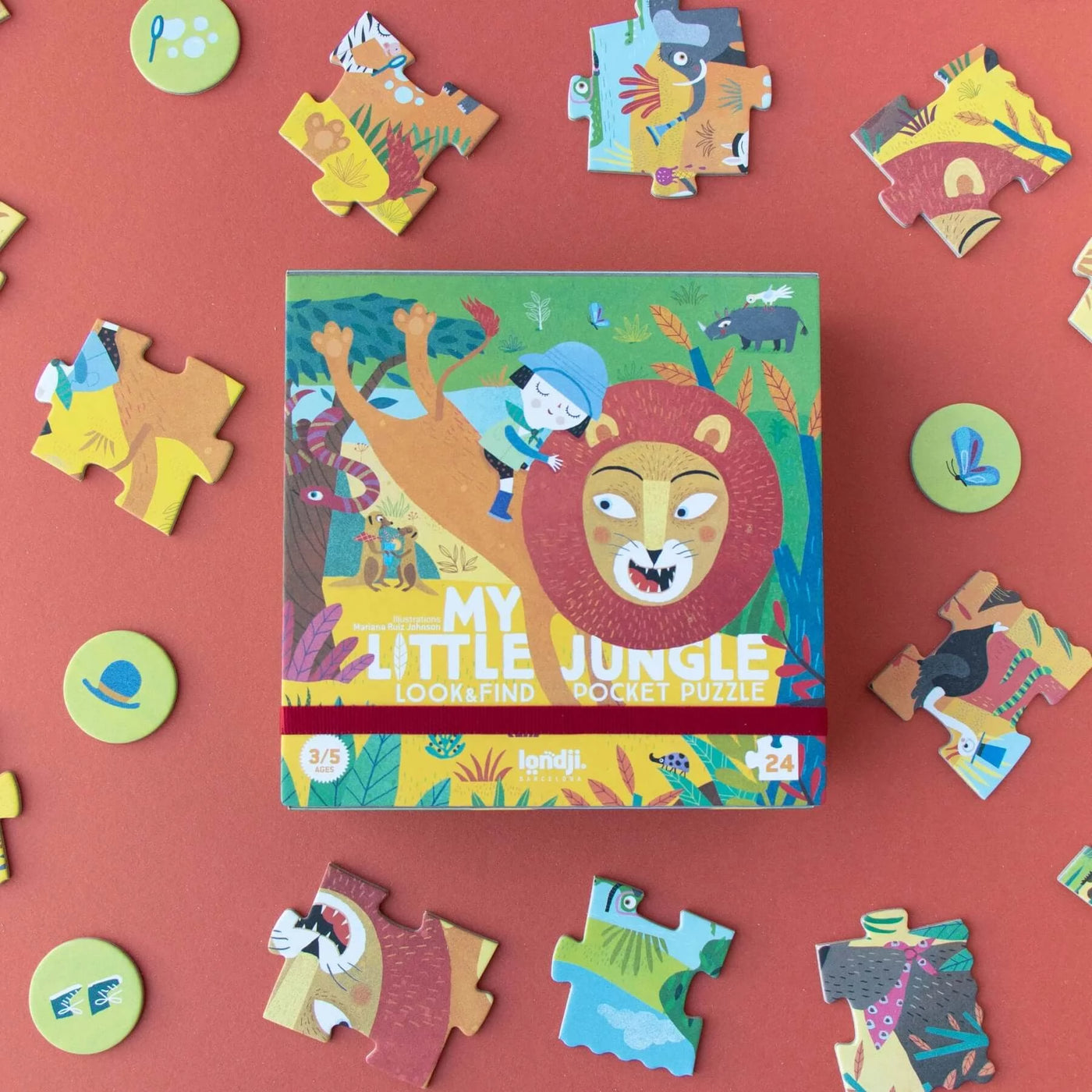 Londji Pocket Puzzle- My Little Jungle