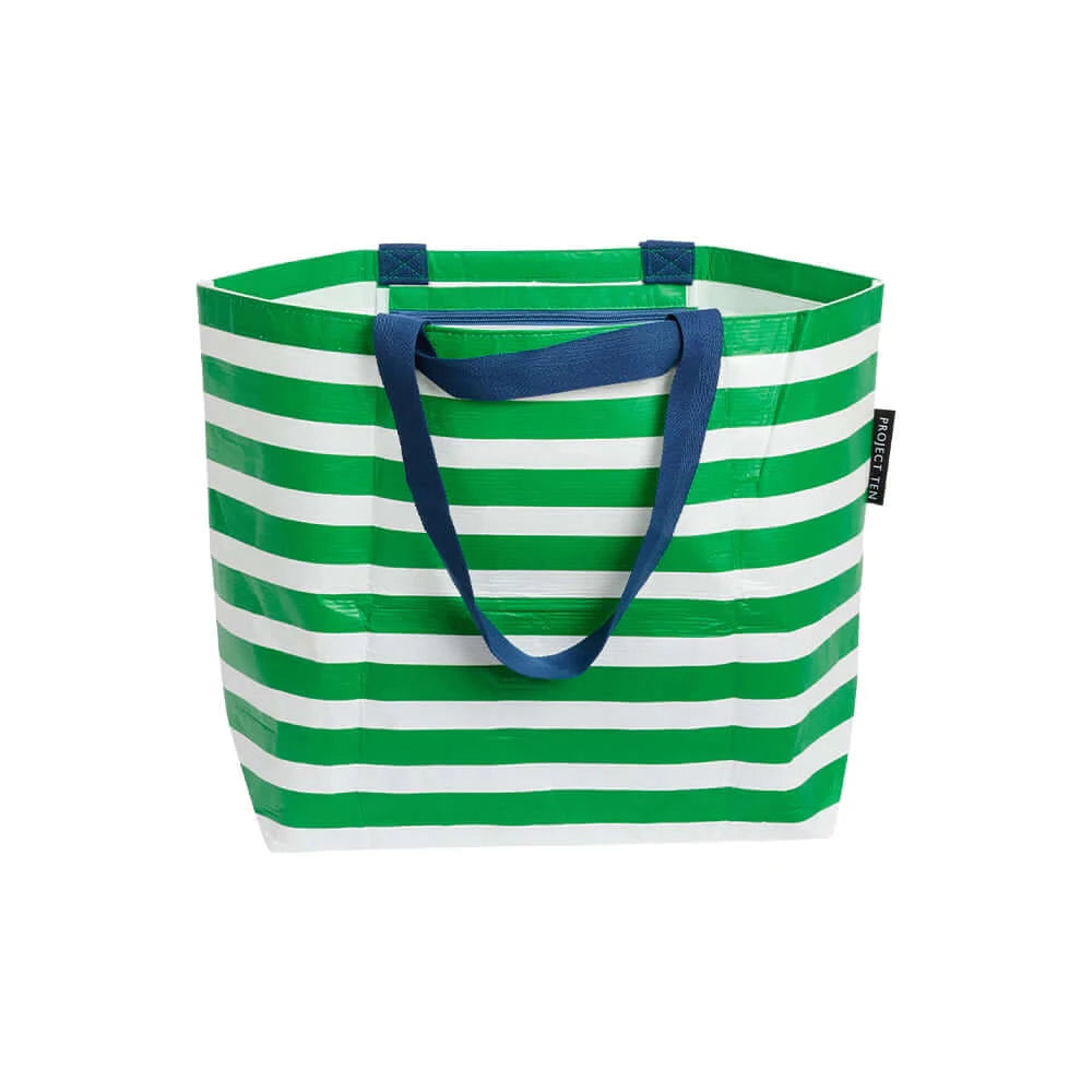 Medium Tote - Market Stripe