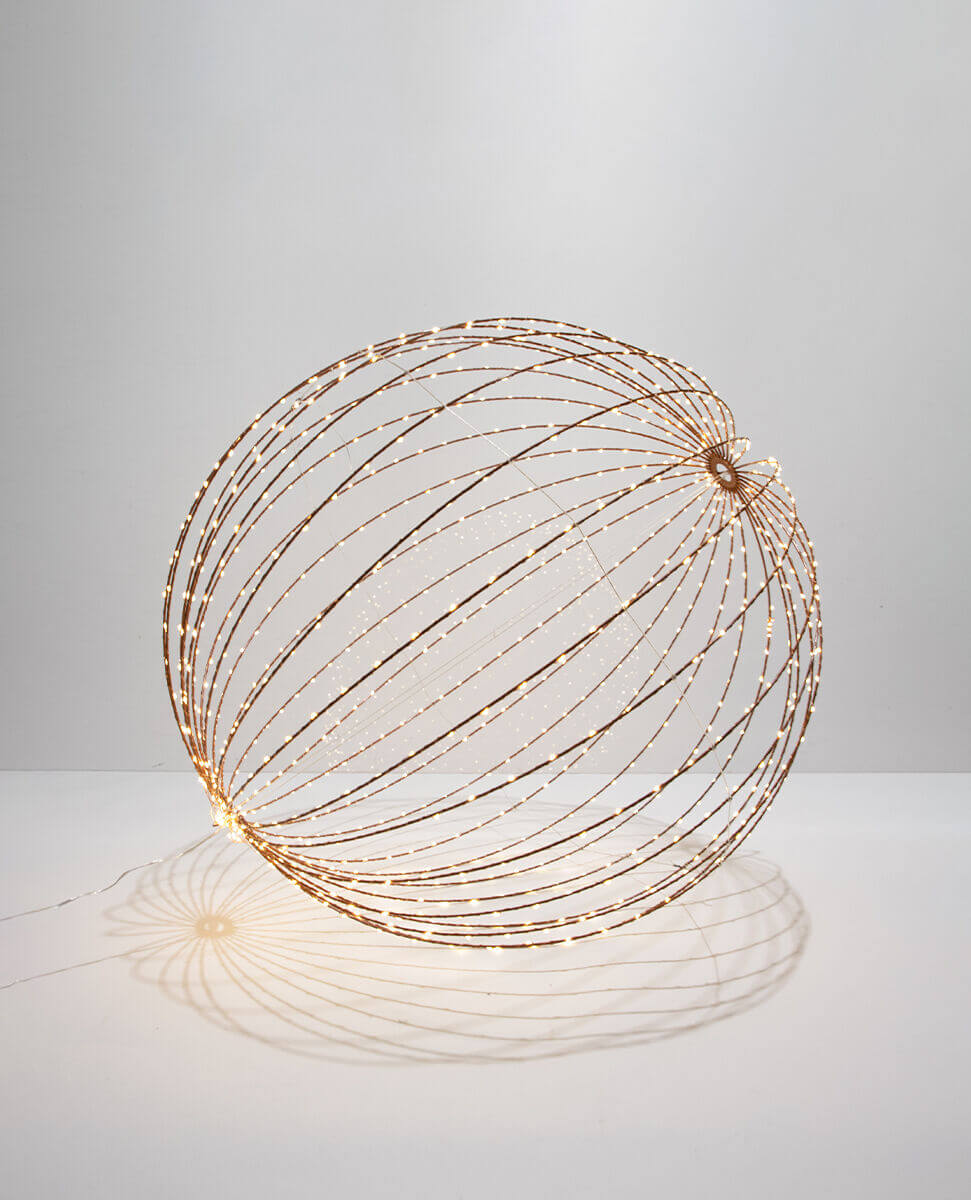 Capella Electric LED Sphere - Copper