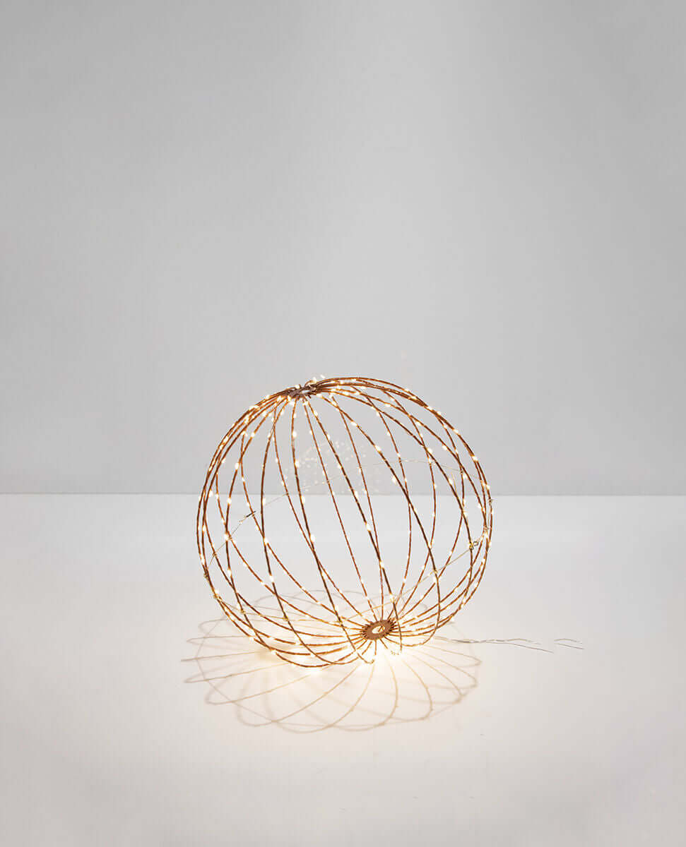 Capella Electric LED Sphere - Copper