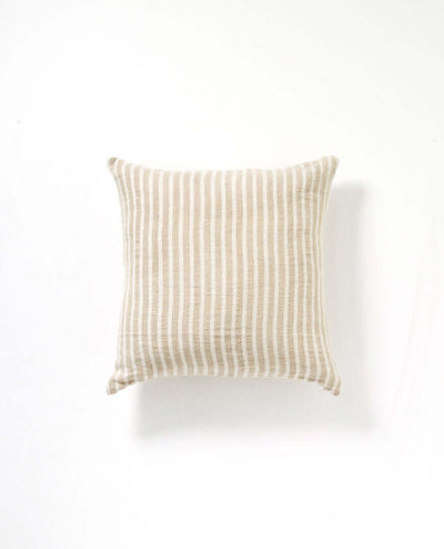 Christophe Linen Cushion - Natural Stripe 50x50