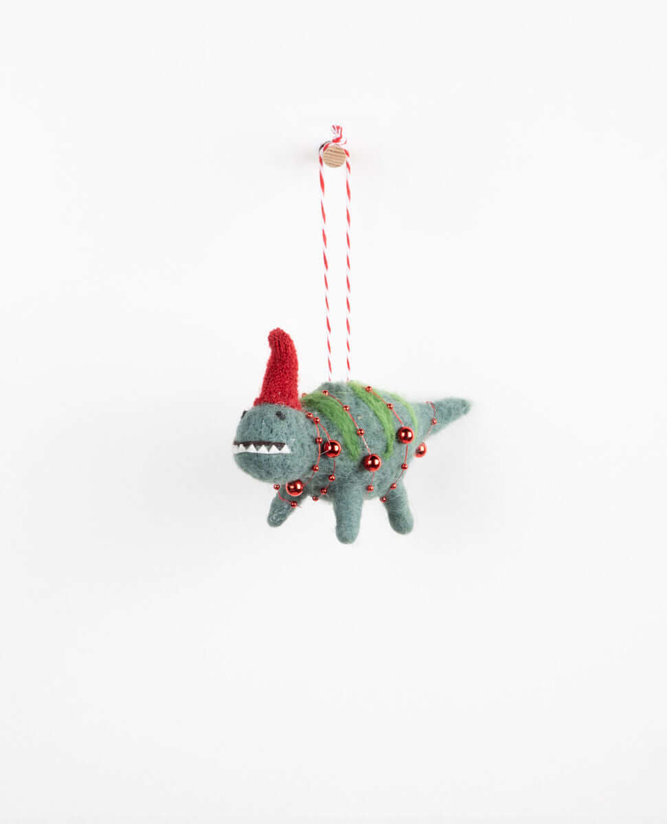 Storybook Hanging Dinosaur - Green