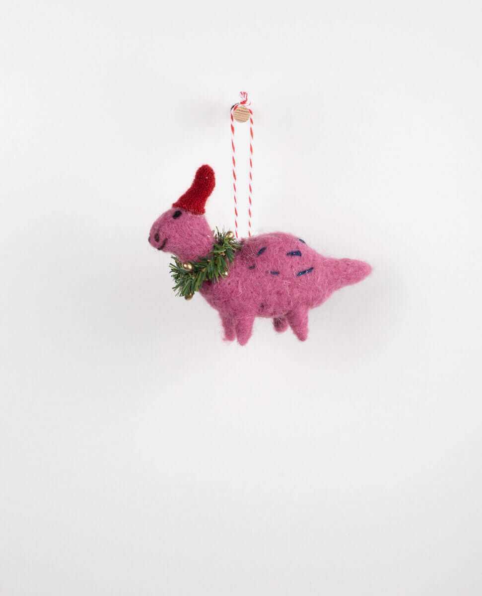 Storybook Hanging Dinosaur - Pink