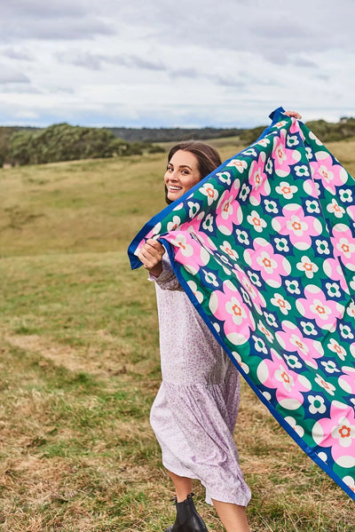 Picnic Mat - Block Floral