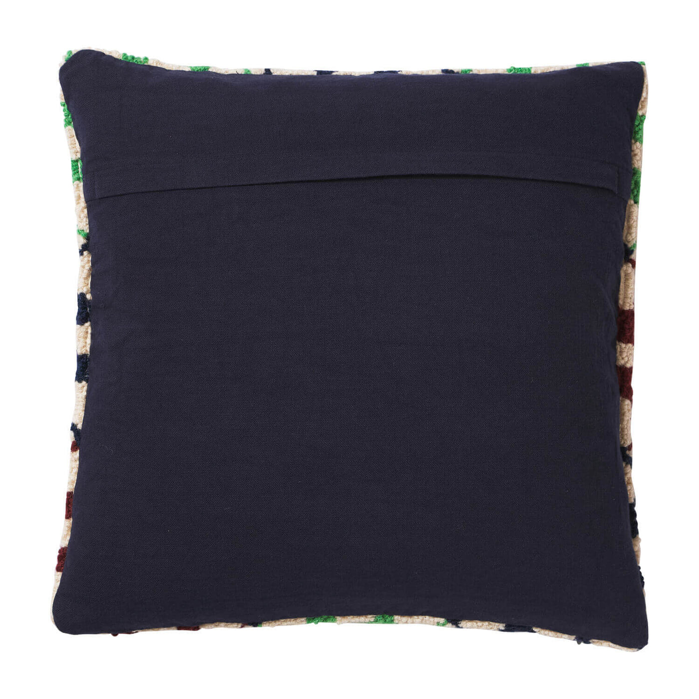 Ava Punch Needle Cushion - Pea