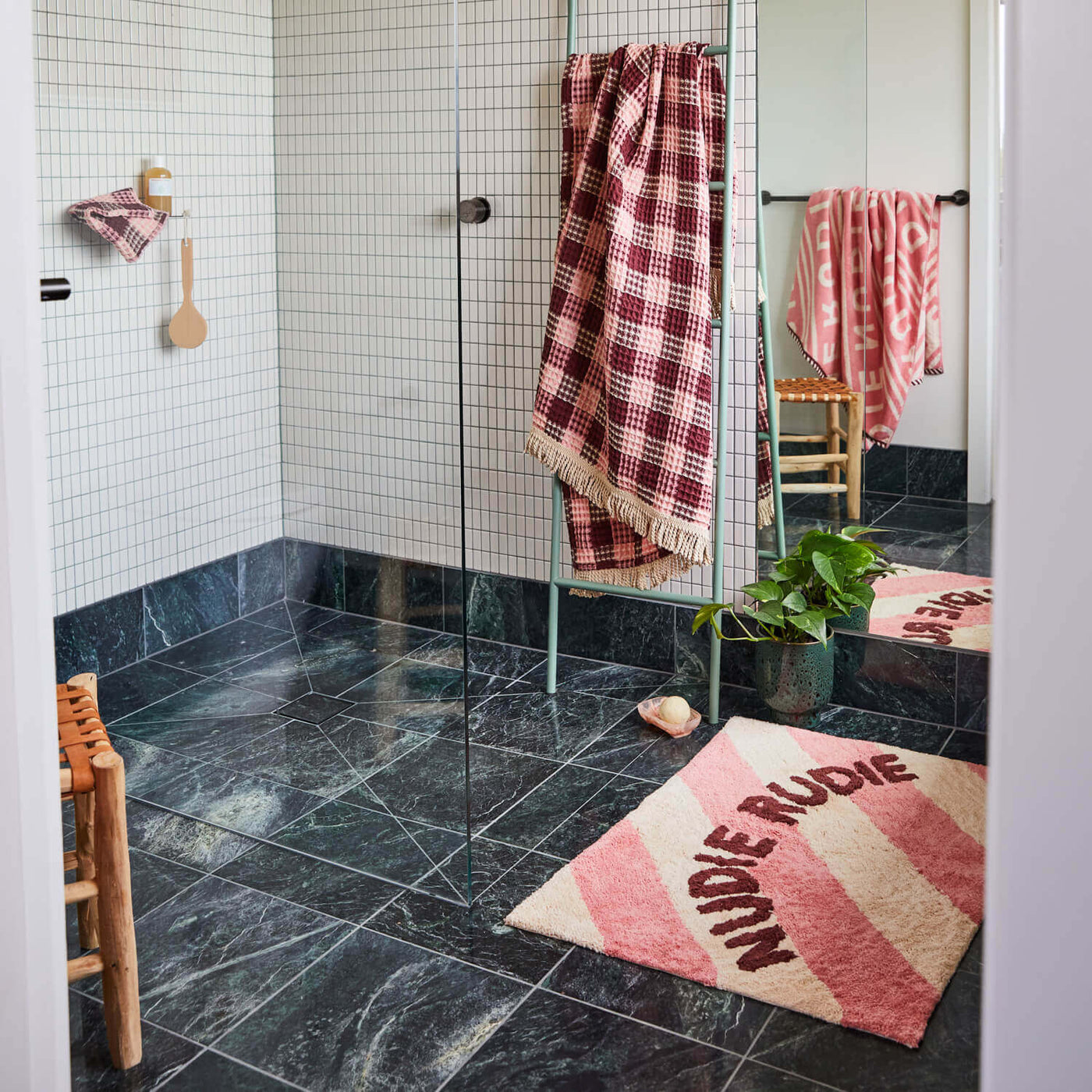 Campania Nudie Bath Mat - Sherbet