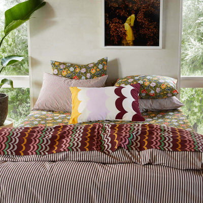 Deiana Cotton Euro Pillowcase Set