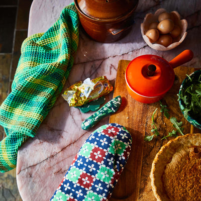 Marquise Tea Towel - Pea