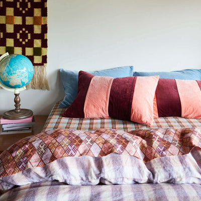 Piemonte Velvet Pillowcase - Blue Bell