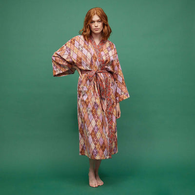 Viola Cotton Bath Robe