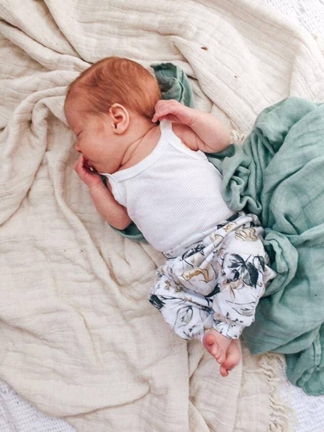 Bubba Baby Organic Bamboo Muslin - Sea Mist