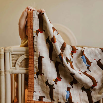 Silly Sausage - Cot Quilt