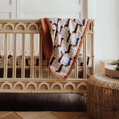 Silly Sausage - Cot Quilt