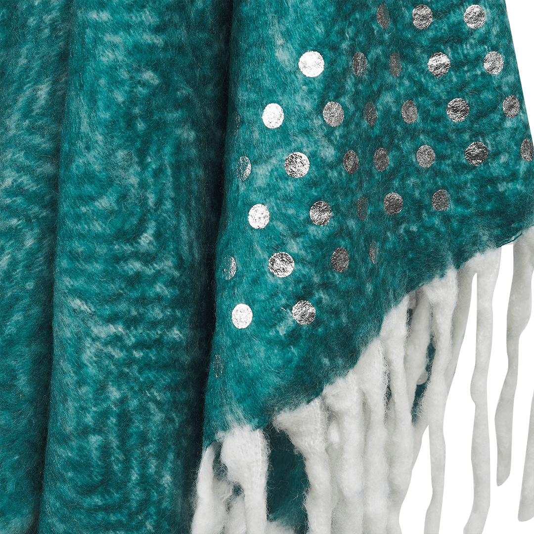 Dotty Throw Teal