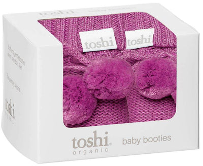 Organic Booties Marley - Violet