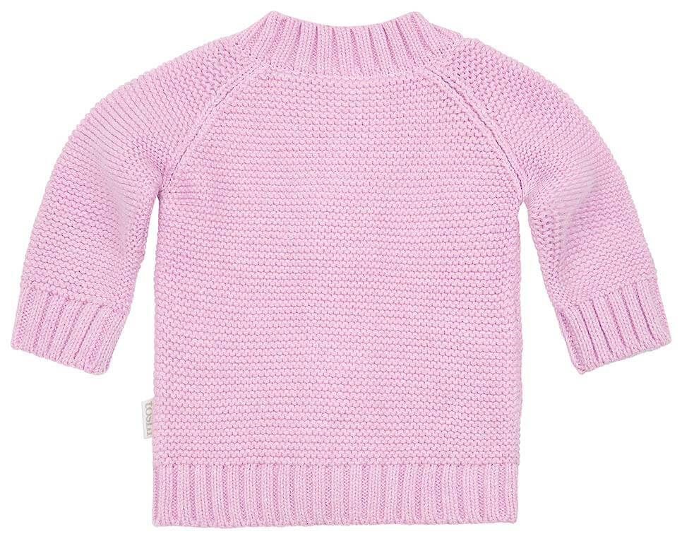 Organic Cardigan Andy - Lavender