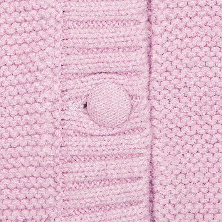 Organic Cardigan Andy - Lavender
