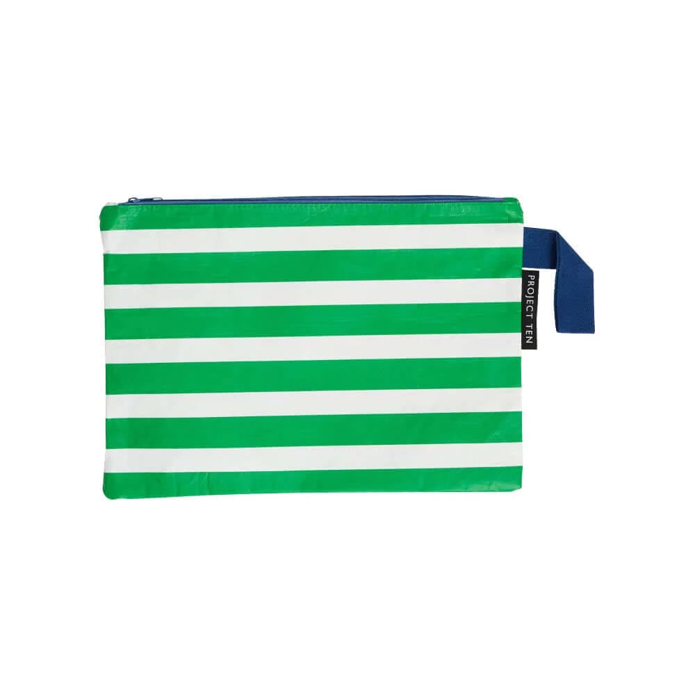 Zip Pouch - Market Stripe